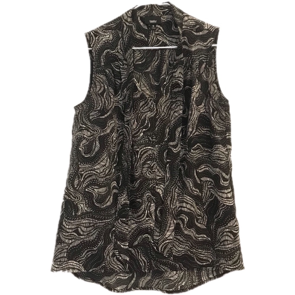 Mossio | Drapped Tie-Neck Blouse | 0176
